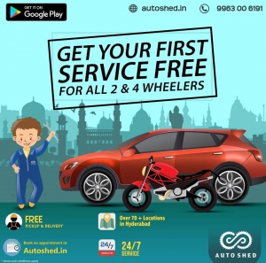 Car and Bike Repair Service Center in Hitech City, Hyderabad